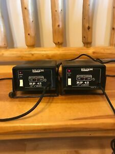 2 Willson RP42 Battery Chargers For Powered Air Purifying Respirator Battery&#039;s 