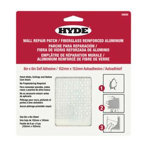 HYDE 09899 Wall Repair Patch 6X6