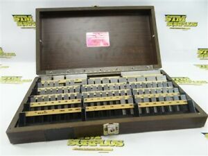WEBBER PRECISION GAGE BLOCK SET NEAR COMPLETE .1001&#034;-4&#034; RANGE #RS81A1