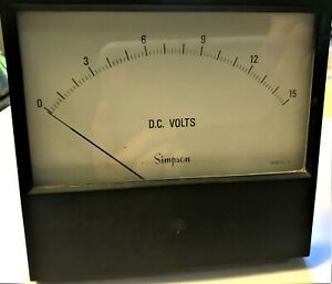 METER D.C. VOLTS 0-15