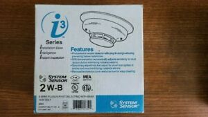 System Sensor 2W-B 2WB i3 Series 2-wire Photoelectric Smoke Detector With Base