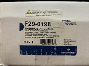 Emerson F29-0198 Universal Locking Thermostat Guard White Rodgers New In Box!