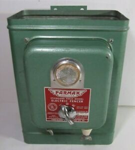 Parmak Vintage Model Standard Field Galvanized 6V Electric Fencer Cattle