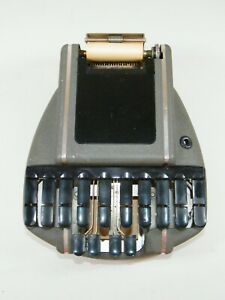 STENOGRAPH STANDARD MODEL GRAY WITH RED FRONT PLATE BLACK BACK PLATE