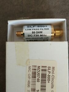 Mini-Circuits Loq Pass Filter SLP-800+ DC-700MHz SMA Connectora