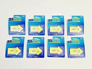 Lot of 8 Avery See Through Arrow Sticky Notes 60 Count Each Pack Pads Bookmark