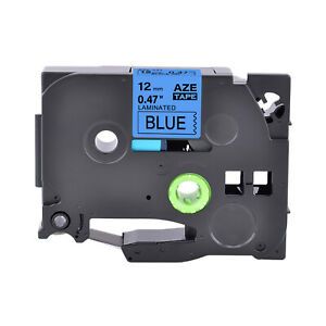 1PK Compatible Brother TZ-531 TZe-531 Black on Blue Label Tape Cassette 0.47&#034;