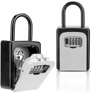 Key Lock Box Combination Lockbox with Code for House Key Storage Combo Door Lock