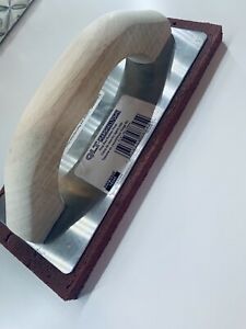 QLT BY MARSHALLTOWN RRFW94F Concrete Float,Square Ends,9 x4 x1/16 In