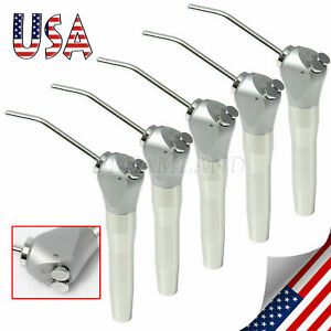 5X Dental Air Water Spray Triple Syringe Handpiece SALE Nozzles Tips Tubes US-5