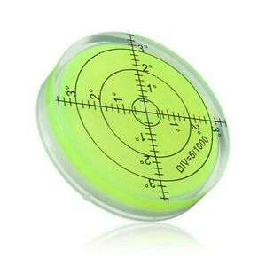 Universal Professional Precision Spirit Level Large Round Circular Bubble Vial 6