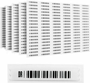5000 pcs 58khz AM Security Tags Soft Labels with Mock Barcodes for Retail EAS