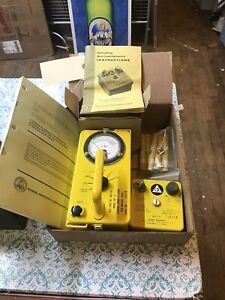 Civil Defense Geiger Counters CDV-715 W/CDV-750 &amp; (3) CDV-742 Radiation Detector