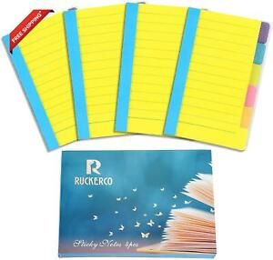 Office Supplies Sticky Notes Divider Sticky Notes Tabs ,Tabbed Self-Stick Lined