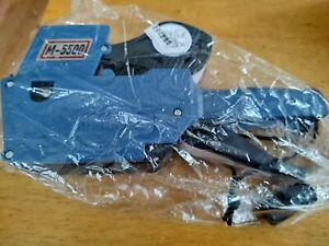 M5500 6 DIGIT BLUE PRICE LABELLER + ONE INK+ 2 EXTRA ROLLS OF STICKER LABELS
