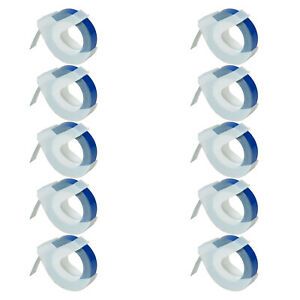 10x 3D 9mm Embossing 520106 Label Tape Blue For DYMO Organizer Xpress Pro 12966