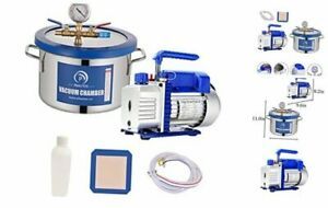 Vacuum Chamber, Heavy Duty Stainless Steel Degassing Chamber Kit 1.5 Gallon