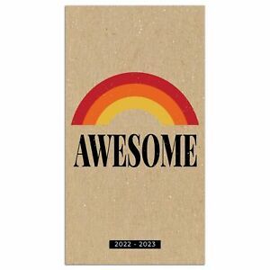 TF Publishing 2022-2023 2-Year Awesome Rainbow Small Monthly Pocket Planner w
