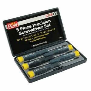 Do it Best Precision Star Screwdriver Set (5-Piece) Pack of 24 319355  Pack of