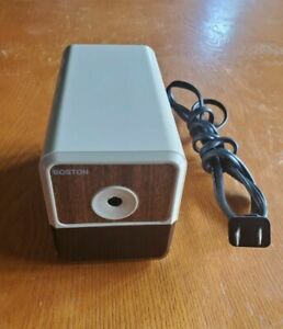Vintage Boston Desktop Electric Pencil Sharpener Model 18 Tested &amp; Looks Great!