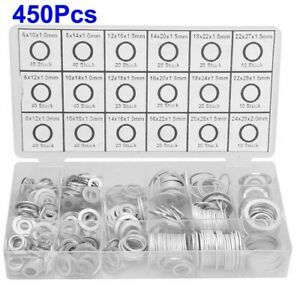 Sealing Washers Assortment Equipment Flat Gasket Plain Screw Industrial