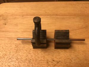 Starrett No. 271  2 Machinist V Blocks , 1 Clamp and 1 Alignment Rod
