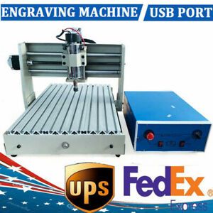 3Axis CNC3040 Router Engraving Milling Machine Engraver Drilling Cutting + RC