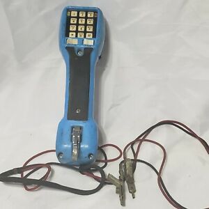 Vintage Harris Dracon TS21 Lineman&#039;s Test Phone Handset Butt Set Pre-Owned