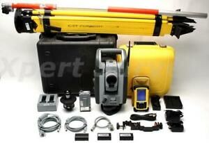 Trimble SPS610 DR 5&#034; Robotic Total Station w/ Trimble Recon LM80 &amp; Prism SPS 610
