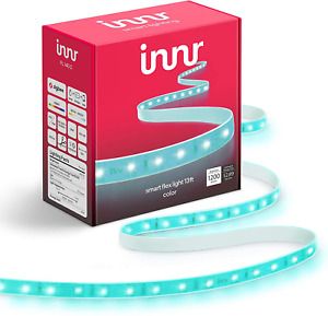 Innr Zigbee Smart Flex Light, Multicolor LED Strip,13ft, Works with Philips Hue,