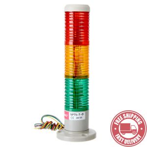 YXQ  DC  24V  Industrial  Signal  Warning  Light  Continuous  Red  Yellow  Green