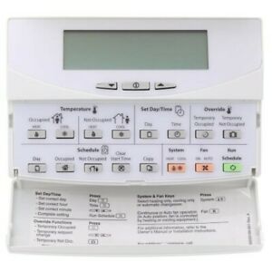Honeywell, T7350 Commercial Thermostat, White, W/Humidity