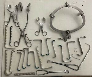 Lot Of 25 Jarit Miltex Mueller Hi-Friedy Center Retractor Blades Surgical