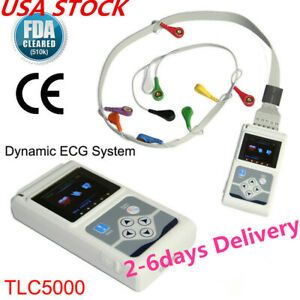 ECG/EKG Holter 12 Channel 12 lead 24H System/Recorder Monitor Analyzer Software