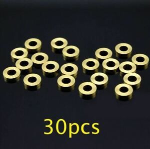 30PCS 2mm Motor Washer Anti-friction Metal Gaskets 2*4*1mm Spare Parts For Tamiy