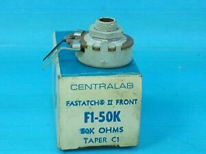 CENTRALAB FASTATCH FRONT F1 - 50K OHMS TAPER C1
