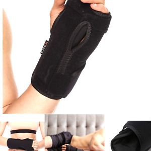 Night Sleep Wrist Support Brace by BraceUP for Men and Women - Lightweight Sp...