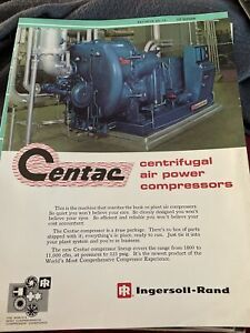 ingersoll rand Centac Vintage Brochure
