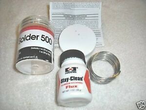 Harris, Stay Clean Aluminum Soldering Kit, Solder &amp; Flux, Model 500K, T720-24