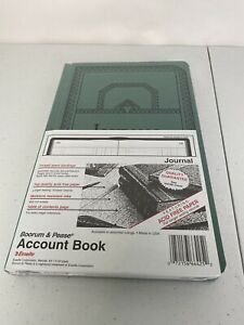BOORUM &amp; PEASE, 66-500-J, 500 Page Journal Book, w/ Blue Cover, 7-5/8” X 12-1/8”