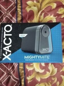X-ACTO Pencil Sharpener | Mighty Mite Electric Saver, Black, 10 year warranty 