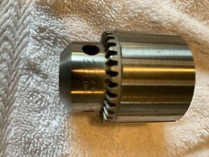 New NOS Jacobs Model 2B Drill Chuck 3/8 - 24 Threaded Shank Bore, 0 - 3/8&#034;, 7814