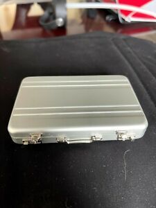 zero halliburton briefcase business card holder w free keychain - 1$ US shipping