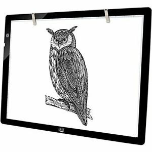 Adesso CyberPad P2 12&#034; x 7&#034; LED Artcraft Tracing Light Pad/Box Artists Drawin...