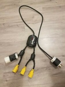 4 feet 5 Outlet Locomotive Refrigerator Adapter Splitter Cable Surge Protector