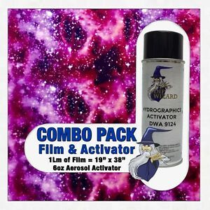 hydrographic film / activator Galaxy #3 hydro dip dipping wizard