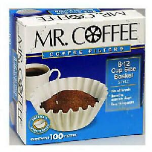 Mr. Coffee UF100 Coffee Filter For Drip Filter Coffee Brewers - 100 Count