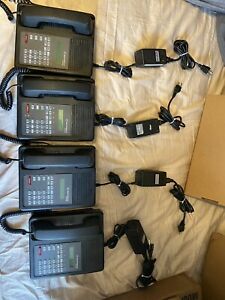 LOT OF 4 (FOUR) Motorola RCH3000 Two-way Radio Desksets L3030A / Power Supplies