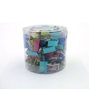 60X Metal Binder Clips for File Paper Notebook Organizer School Office SupLD  BI