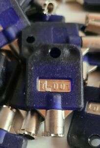 PURPLE TUBULAR KEY T-001 FITS MANY GUMBALL CANDY VENDING MACHINES 1800 NEW